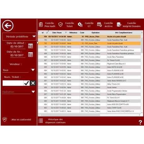 ULTIMA POS logiciel de caisse Version ONE