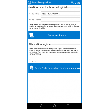 logiciel point de vente DYNA ACCESS