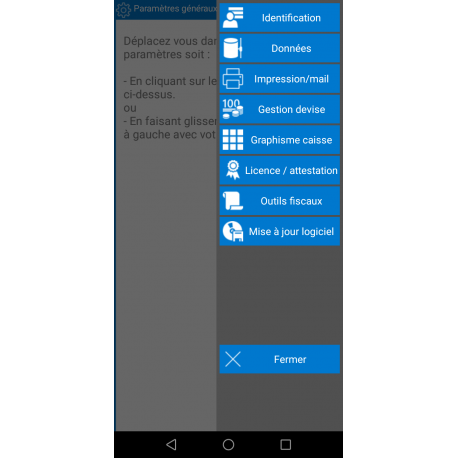 logiciel point de vente DYNA ACCESS