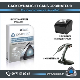 Pack commerce Dynalight sans ordinateur