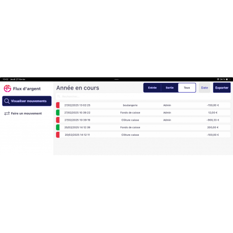 Logiciel d'encaissement AS