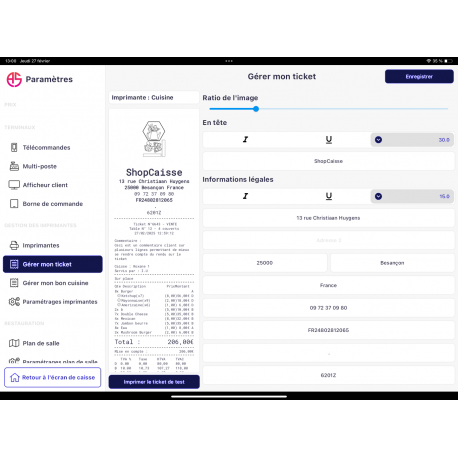 Logiciel d'encaissement AS