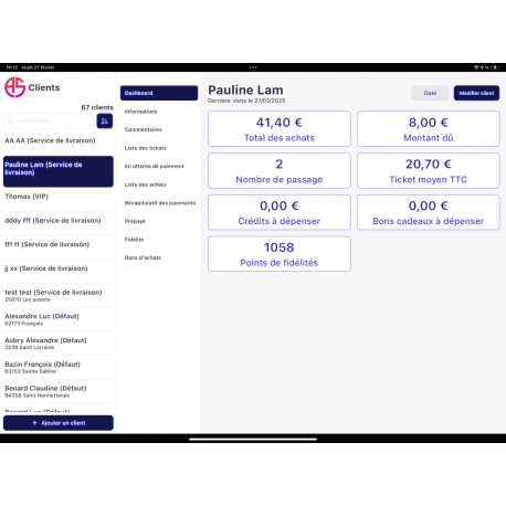Logiciel d'encaissement AS